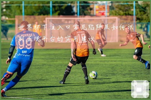 世界杯下注入口常见陷阱及如何识别正规平台的实用建议