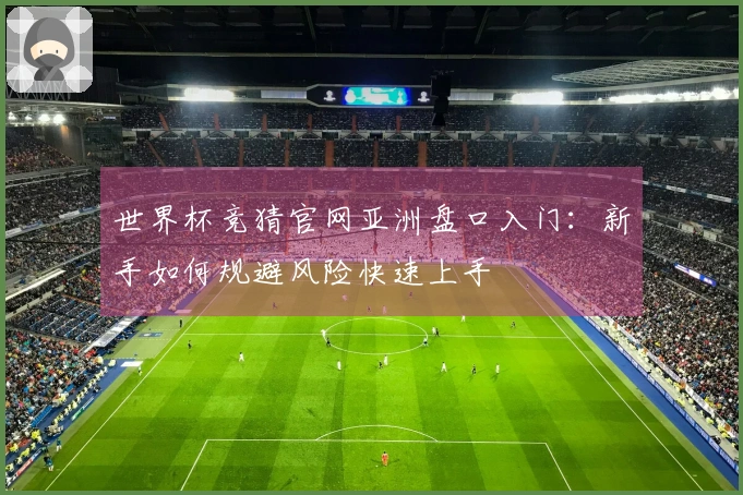 世界杯竞猜官网亚洲盘口入门：新手如何规避风险快速上手